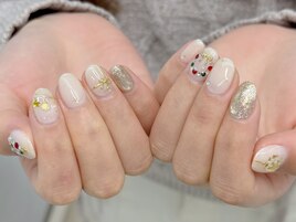 クリスマスネイル