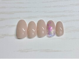 キラキラ桜ネイル