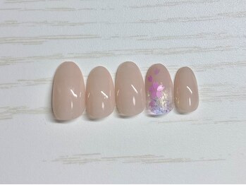 サビーハネイル(Sabiiha nail)/キラキラ桜ネイル