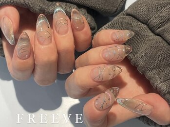 ネイル フリーヴマックスケリー 東京渋谷(FREEVE MAXKELLY)の写真/【キレイなカーブ&フォルム&長さを実現】ジェリップがイチオシ◎ジェリップワンカラー/グラデ¥7000円♪