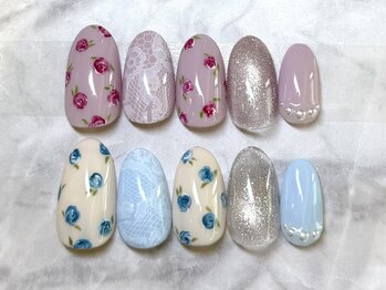 ネイルサロン ブリオン(Nail Salon Bullion)/リリカルローズネイル