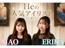 ファースト エイチイー(first He)の雰囲気（HeのTOPアイリスト(両スタッフ指名料300円)）