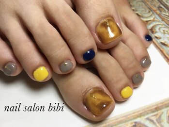 ネイルサロン ビビ(bibi)/秋の定番べっ甲ネイル