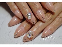 アムレート ネイル 蕨(Amuleto NaiL)/グラデーション＆ビジューネイル