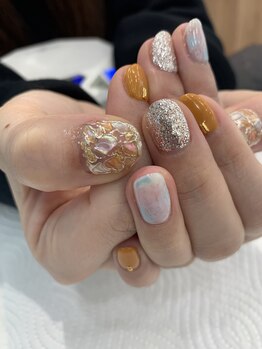ネイルモア 三軒茶屋店(NAIL moA)/デザインMIXネイル
