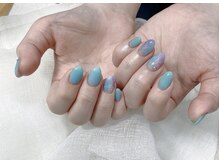 08ネイル(08 nail＆school)/大理石ネイル☆