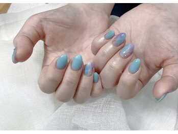 08ネイル(08 nail&school)/大理石ネイル☆