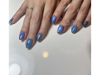 美容所 丸八/マグネットネイル+カラー