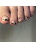 【新規 nail 】フット　art simple　10000円