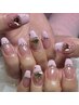 フレンチネイルのベースカラー有りの方