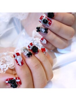 ヘネシー 仙台店(HENECY)/秋チェックネイル