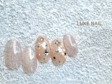 ルークネイル 恵比寿店(LUKE NAIL)/マグネットビジューネイル　秋冬
