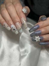 プライム(PRIME)/ツイード&フラッシュネイル