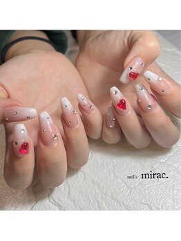 ネイルズミラク(nail's mirac.)/バレンタインネイル
