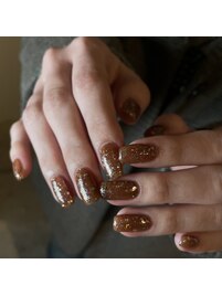 ワンカラー＋ラメ