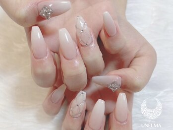 ウネルマ 天神店(UNELMA)の写真/【学割Ｕ24★ワンカラー/ラメグラデーション¥3490】フィルイン&パラジェル取扱い店！人気のスカルプＯＫ