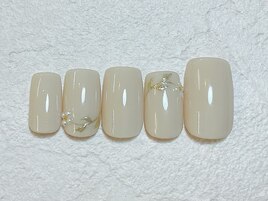 ミラーアートネイル　フラワー