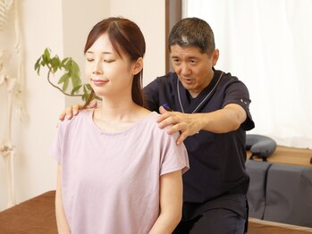かねこ身体均整院/肩観察　整体・肩こり・猫背歪み