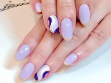 ボネール(nail ＆ eyelash Bounail)/プッチ柄×ワンカラー