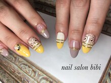 ネイルサロン ビビ(bibi)/ペイズリーを使った大人デザイン