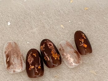 ミンクスタイル 浜松町店/シアーブラウン くすみピンク