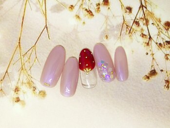 ネイルライフ(NailLife)/いちごネイル