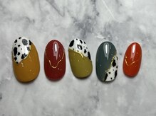 ネイルブレイク リリア(Nail Break lilia)/【初回オフ無料】牛柄ネイル