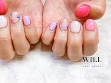 ネイルサロン ウィル 恵比寿(will)/春色シンプルアート