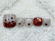 マーチ(March)/ハートホロマグネットネイル