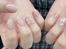 透明感♪クリアリボンネイル