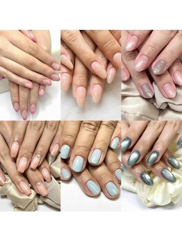エム(M)の写真/子育て中のママや仕事柄派手ネイルが出来ない方も◎大人女性の洗練された指先をオーダーメイド施術で実現☆