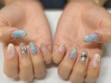 ビューティービースト フォー ネイルアンドアイラッシュ 松浜店(beauty:beast)/大理石×シェル