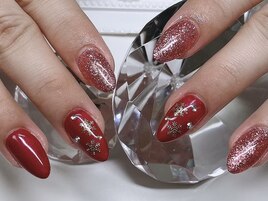 クリスマスネイル