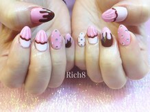ネイルアンドまつげエクステ リッチエイト 原宿店(Rich8)/アポロチョコネイル