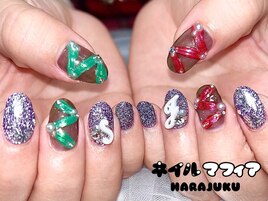 推し衣装概念ネイル☆