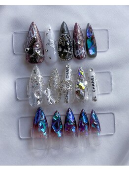 ホランイネイル(HORANGI NAIL)/4月デザイン定額C