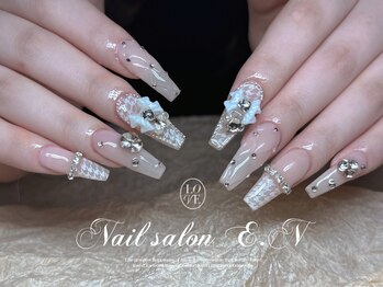 エン(E.N)の写真/《スカルプが得意な当店にお任せ!》モチの良さが◎スカルプで派手爪からシンプルネイルまでお任せ！