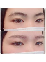 エンドアイ(&i)/アーチ眉から並行眉へ