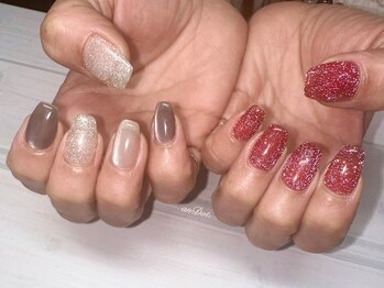 まぐ×ふら（on）　赤×黒×白