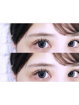 目の形にあったエクステ提案が得意