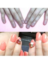 マニエネイル(mani e nail)/深爪矯正スカルプ×自爪育成