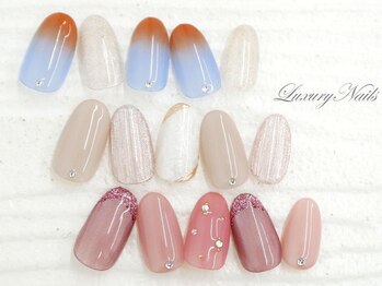 ラグジュアリーネイルズ アカバネ(Luxury Nails Akabane)の写真/【パラジェル導入サロン】リピーター続出★センスも技術もTOPクラス！カラー豊富＆高技術で綺麗な仕上り。