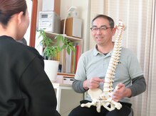 てんゆう整体/施術後の身体の変化、改善説明