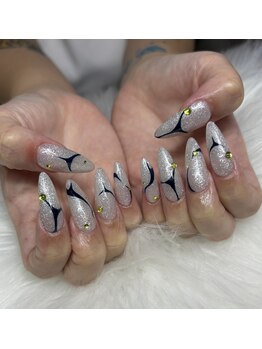 アンクジェーネイル(ankJ.nail)の写真/【持込ok!!】《妥協しない仕上がり☆》品と色気のある女性へ♪スカルプチュアでロングも!デザインも豊富◎