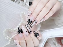 リンドネイル バイ モカ アンド ララ(Lind nail by moca and LaLa)/【mizuki】チェックネイル
