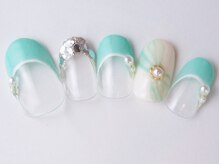 ネイルサロン ドレリッチ 大宮店(drerich)/【6990】ブライダルティファニー