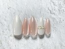 綺麗めオフィスネイル