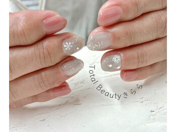 ネイルサロン きらら 藤沢本店/雪結晶ネイル
