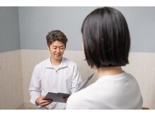 カウンセリングをさせていただき、お客様の辛さに合わせた施術