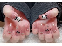 レアネイル 新宿(le'a nail)/ピンクラメワンカラー